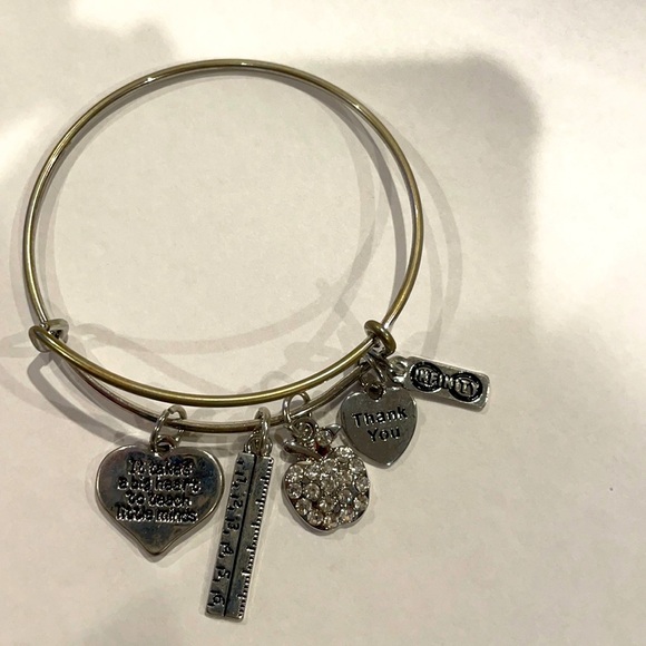 Beautiful silver bracelet for teacher appreciation - Picture 2 of 5